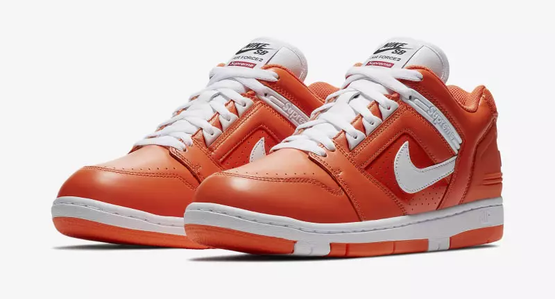 Aukščiausias Nike SB Air Force 2 Orange AA0871-818