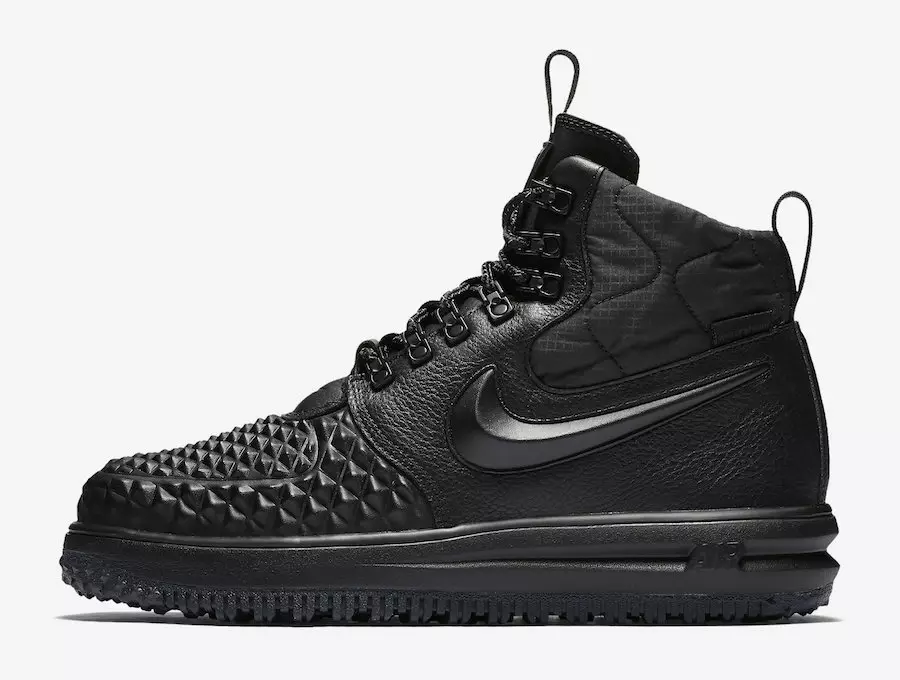 Nike Lunar Force 1 Duckboot 2017 טריפל שחור 916682-002