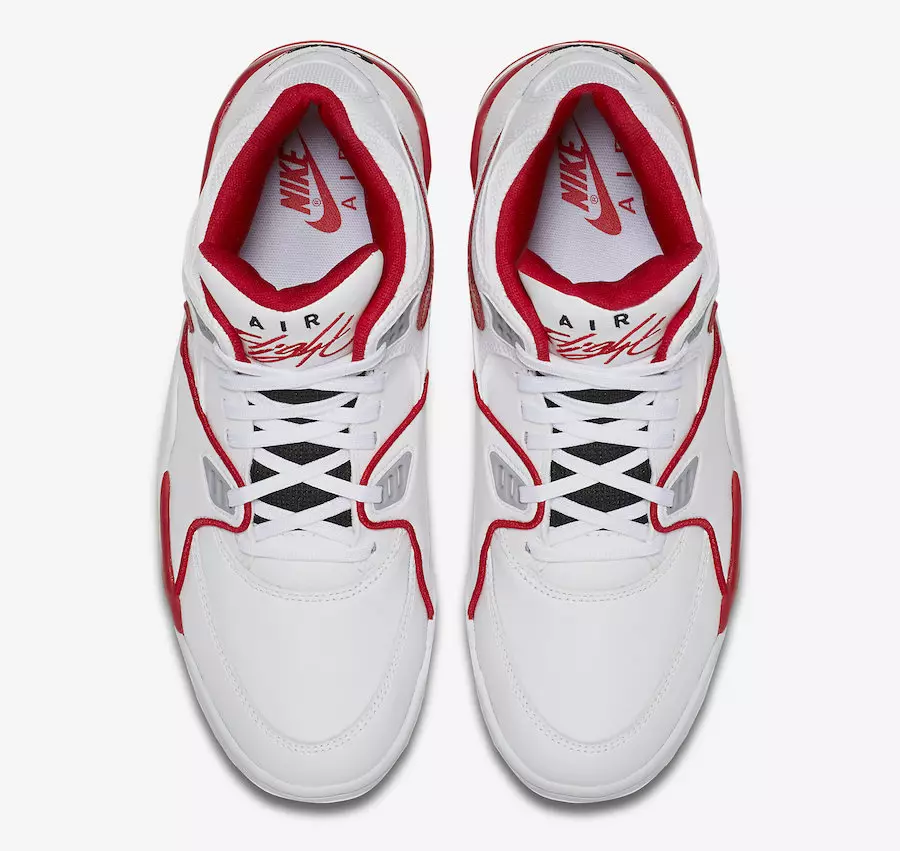 Nike Air Flight 89 White University Red 819665-100 تاريخ الإصدار