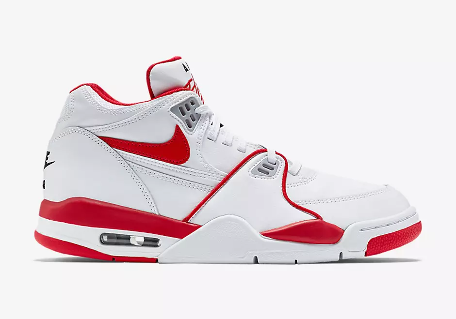 Nike Air Flight 89 ווייַס רויט שוואַרץ