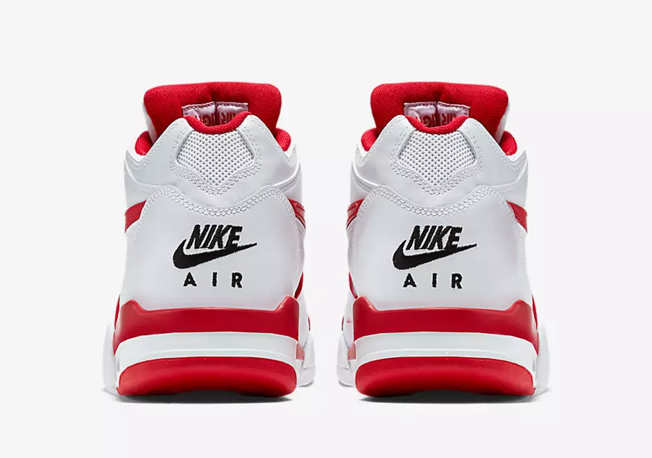 Nike Air Flight 89 ראָן האַרפּער ווייַס רויט שוואַרץ