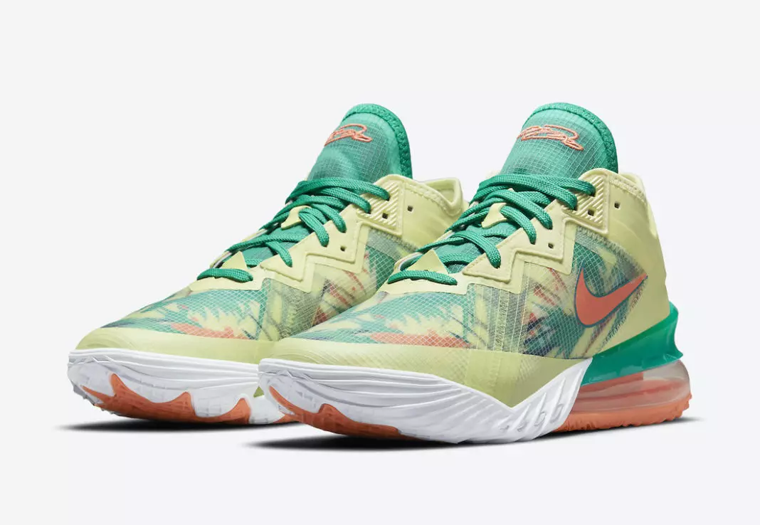 Nike LeBron 18 Low LeBronold Palmer CV7562-300 מעלדונג טאָג