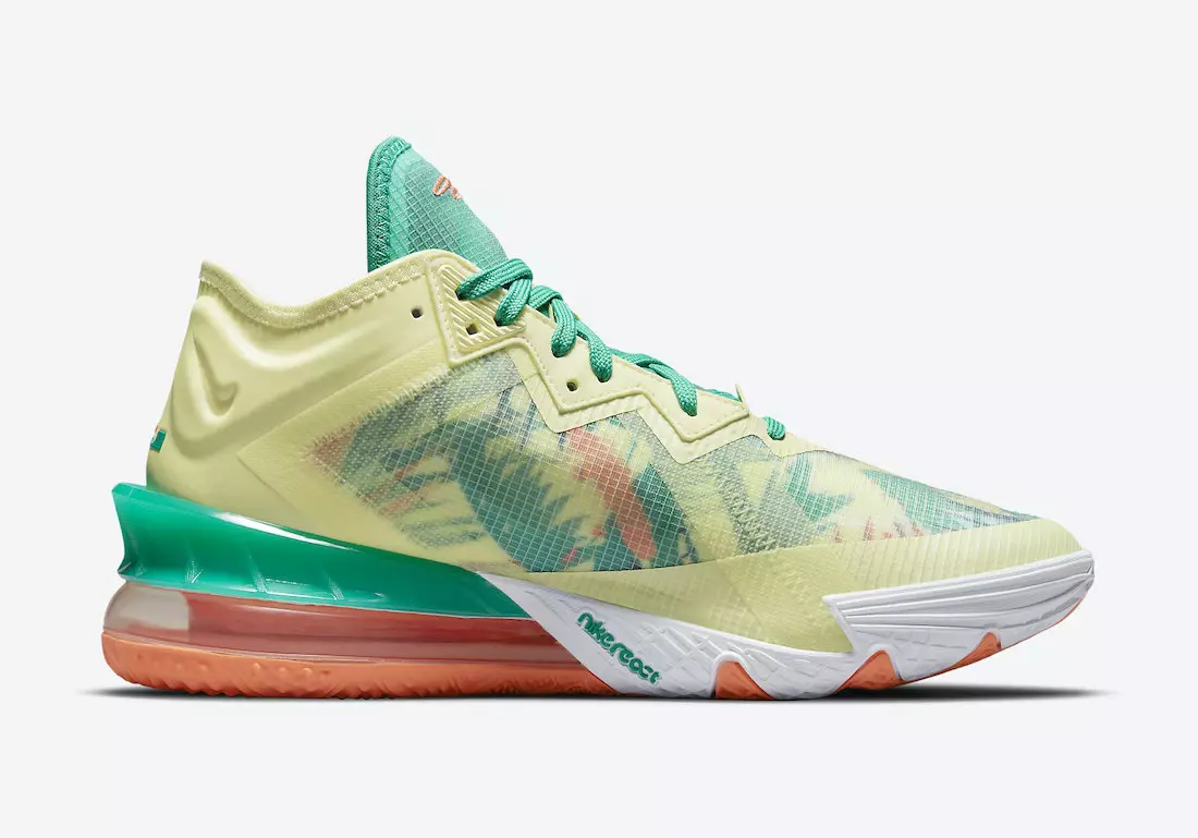 Nike LeBron 18 Low LeBronold Palmer CV7562-300 ဖြန့်ချိသည့်ရက်စွဲ