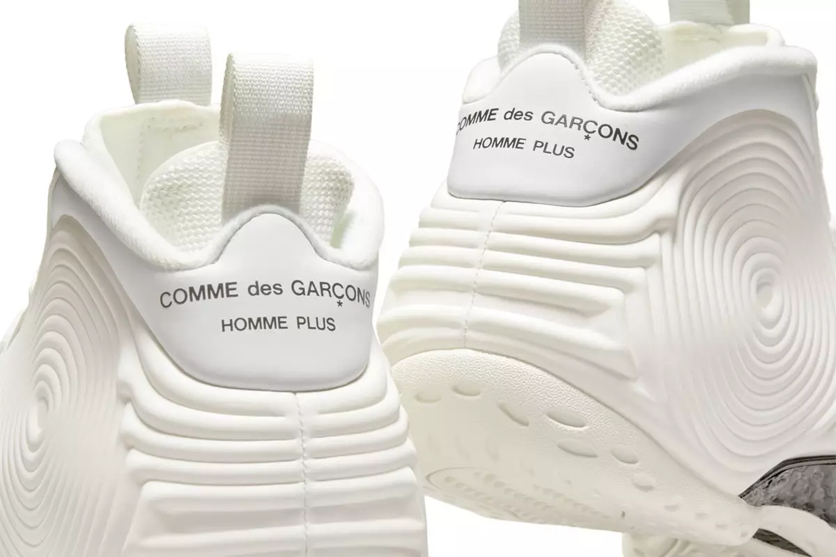 Comme des Garcons CDG Nike Air Foamposite One White väljalaskekuupäev