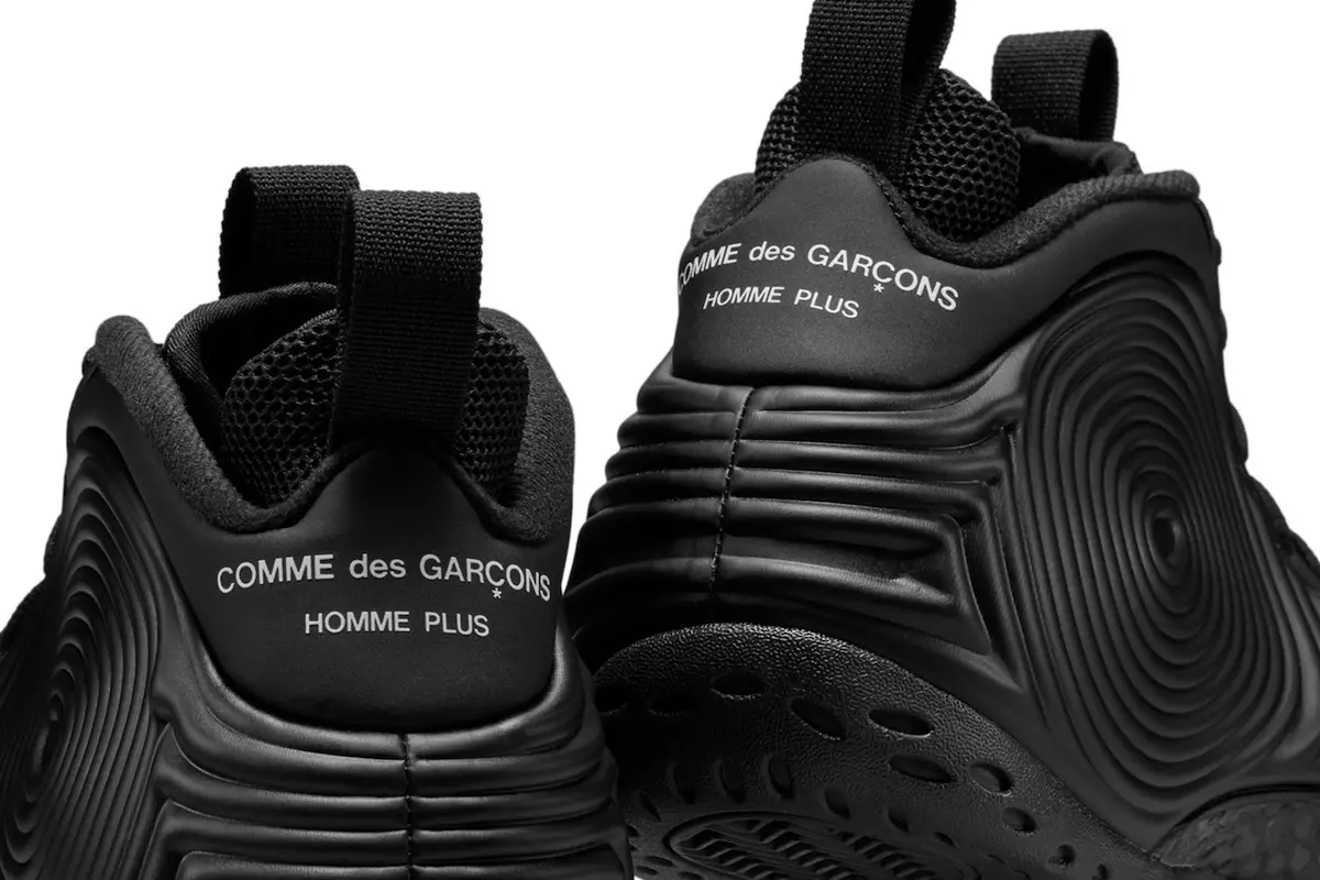 Comme des Garcons CDG Nike Air Foamposite One Black Releasedatum