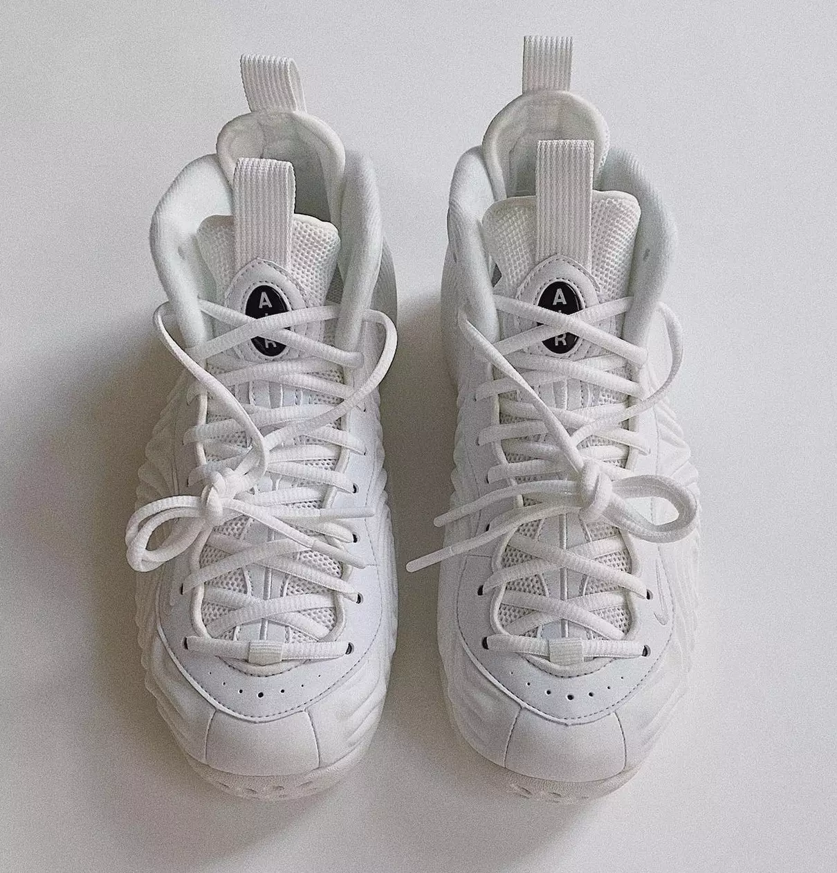 CDG Nike Air Foamposite One White Release Date