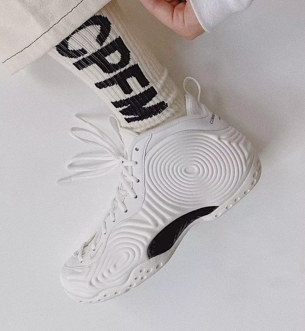 Data de lançamento CDG Nike Air Foamposite One White