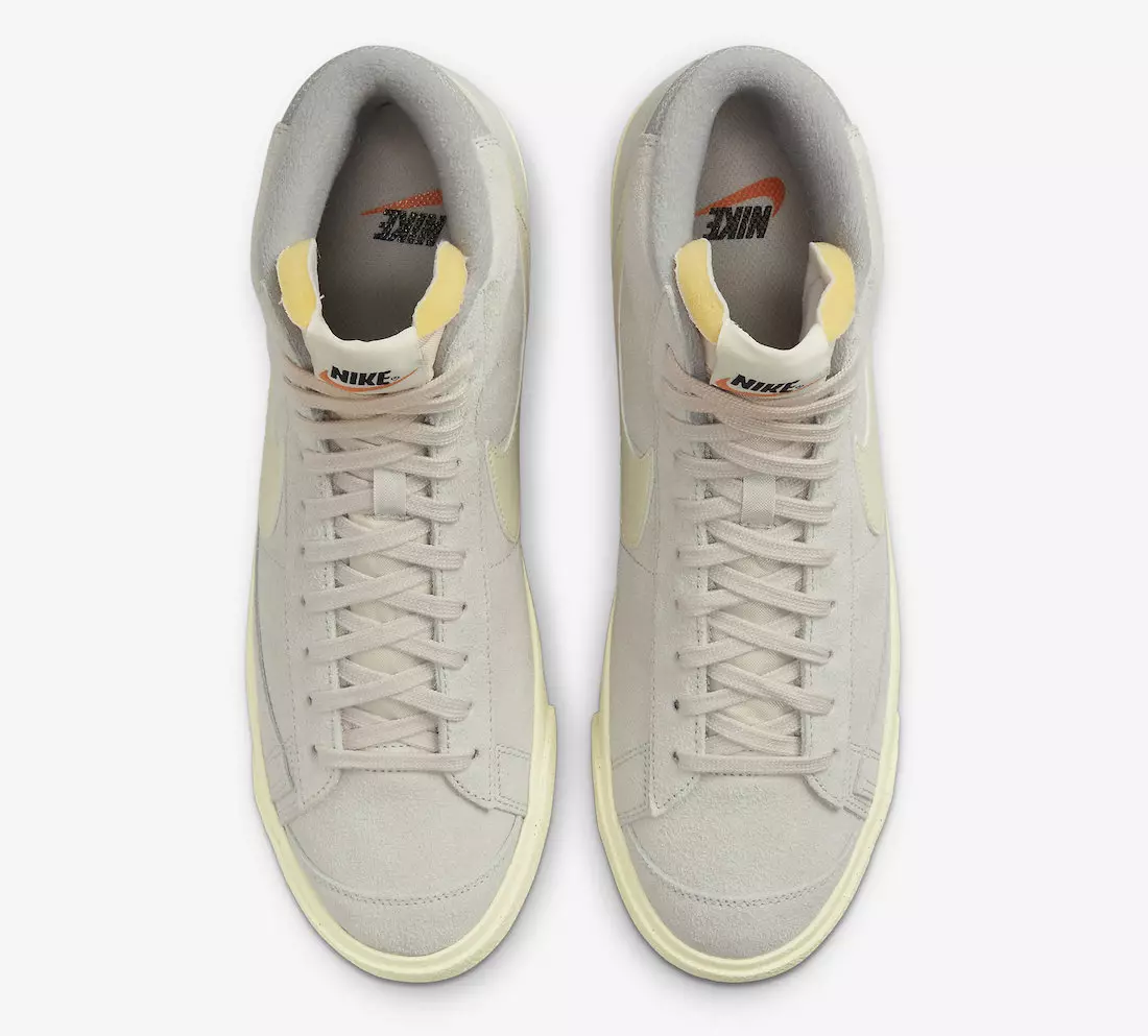 Nike Blazer Mid '77 Premium Vintage Açıq Sümük Kokos Südü Orta Boz DM0178-001 Buraxılış Tarixi