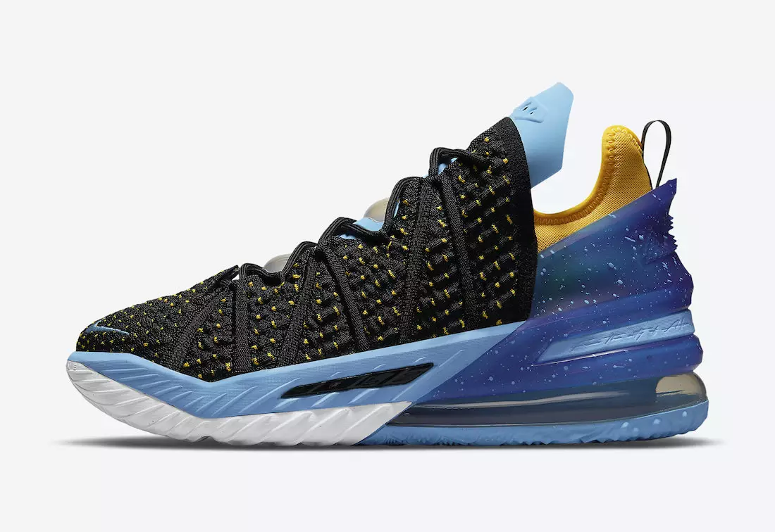 Nike LeBron 18 Minneapolis Lakers CQ9283-006 გამოსვლის თარიღი