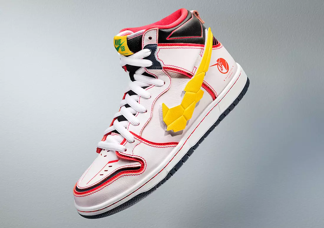 Gundam Nike SB Dunk High White ဖြန့်ချိသည့်ရက်စွဲ