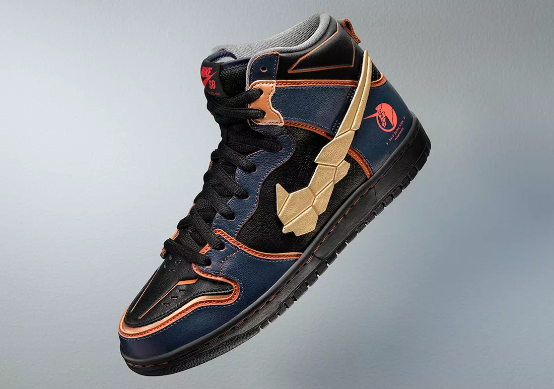 تاريخ إصدار Gundam Nike SB Dunk High Blue