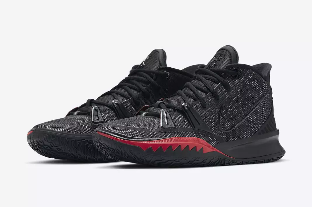 Nike Kyrie 7 Black University Red CQ9327-001 Çıkış Tarihi