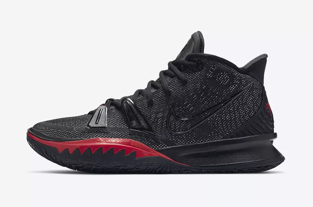 Nike Kyrie 7 Black University Rosse CQ9327-001 Data di rilascio