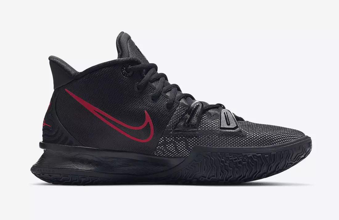 Дата выхода Nike Kyrie 7 Black University Red CQ9327-001