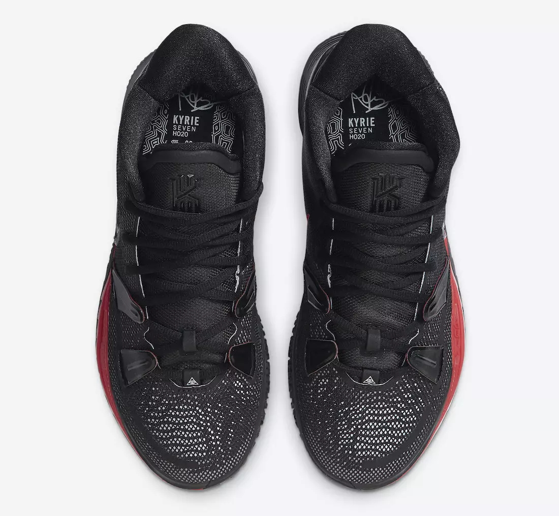 Nike Kyrie 7 Black University Red CQ9327-001 Санаи барориши