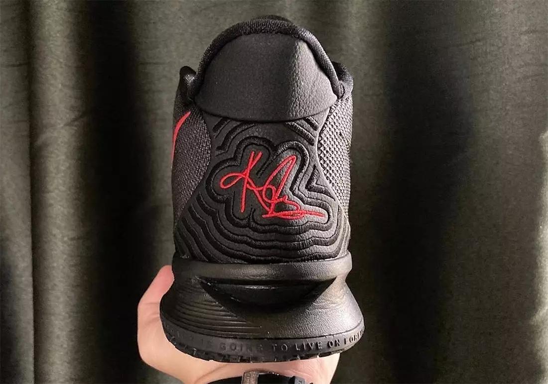 Nike Kyrie 7 Dubh Dearg Dáta Eisiúna