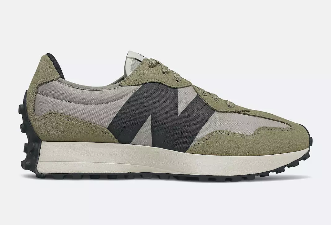 تاریخ انتشار New Balance 327 Aluminium Covert GreenMS327IB