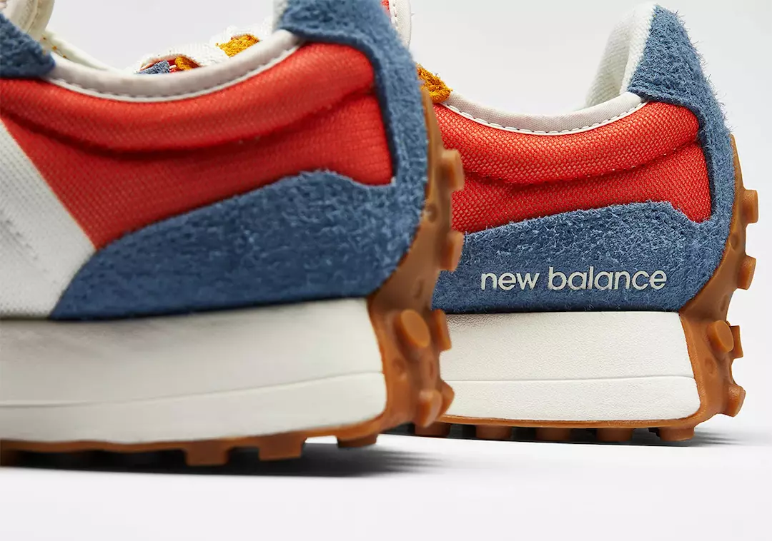 New Balance 327 Orange Blue Grey Útgáfudagur