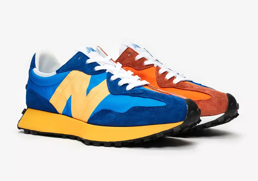 New Balance 327 Blå Orange Gul Udgivelsesdato