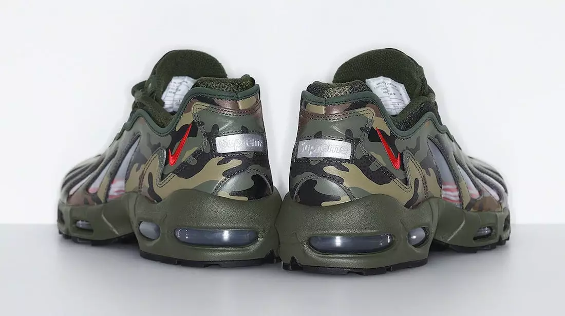 Supreme Nike Air Max 96 Camo väljalaskekuupäev