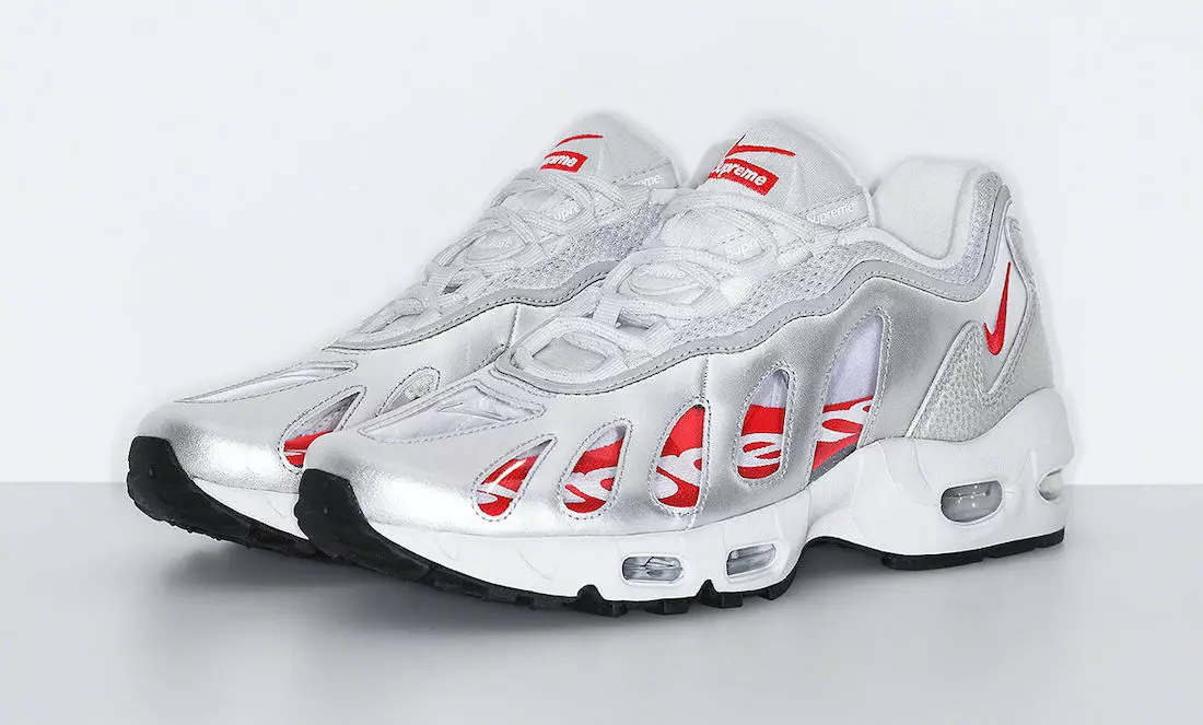 Supreme Nike Air Max 96 Silver გამოშვების თარიღი