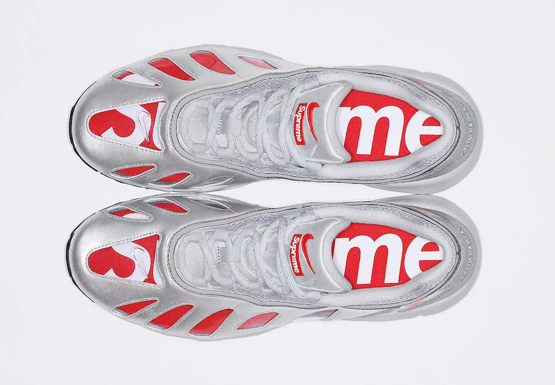 Supreme Nike Air Max 96 Silver გამოშვების თარიღი