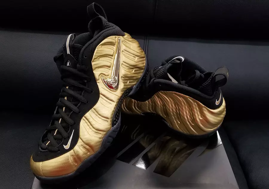 Nike Air Foamposite Pro Metallic Gold көміртекті талшық 624041-701