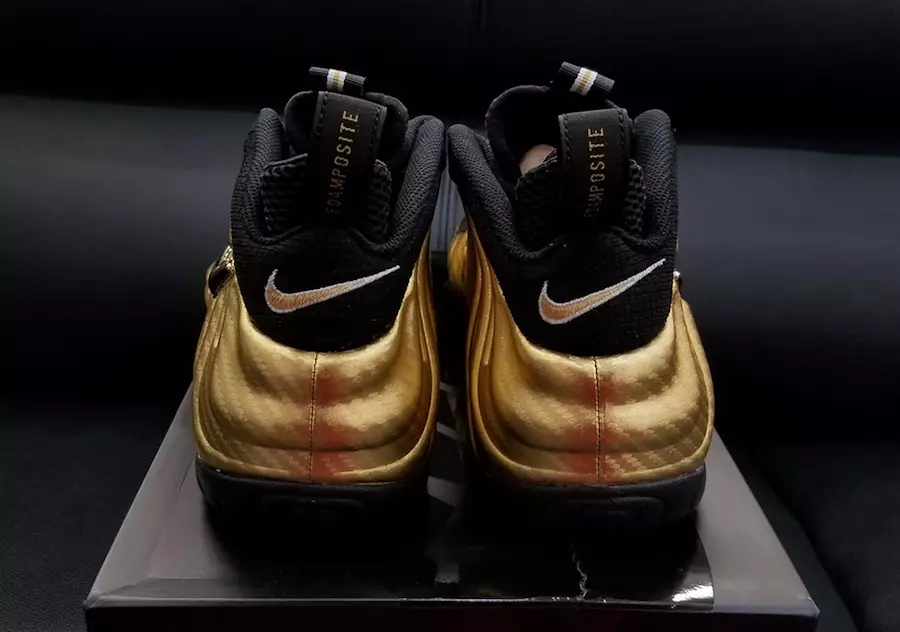 Nike Air Foamposite Pro Metallic Gold Kohlefaser 624041-701