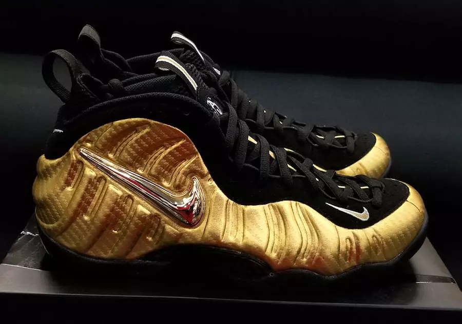 Nike Air Foamposite Pro Metallic Gold көміртекті талшық 624041-701