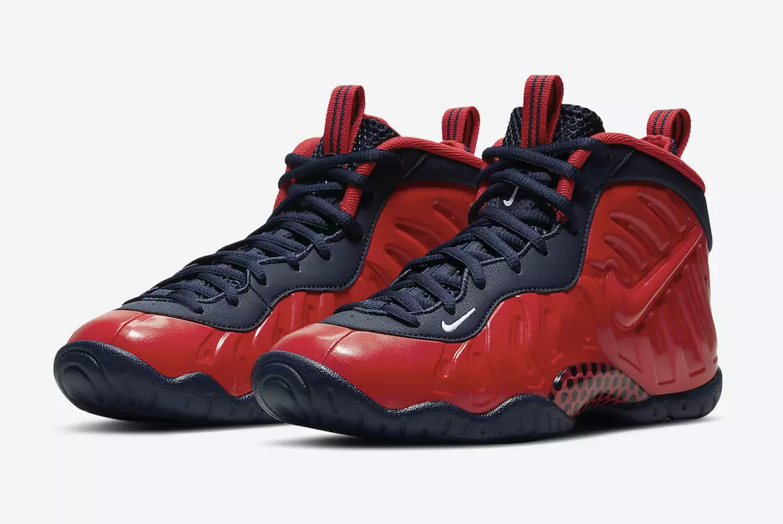 Nike Little Posite Pro Rojas Armada Blancas CZ2520-600 Fecha de lanzamiento