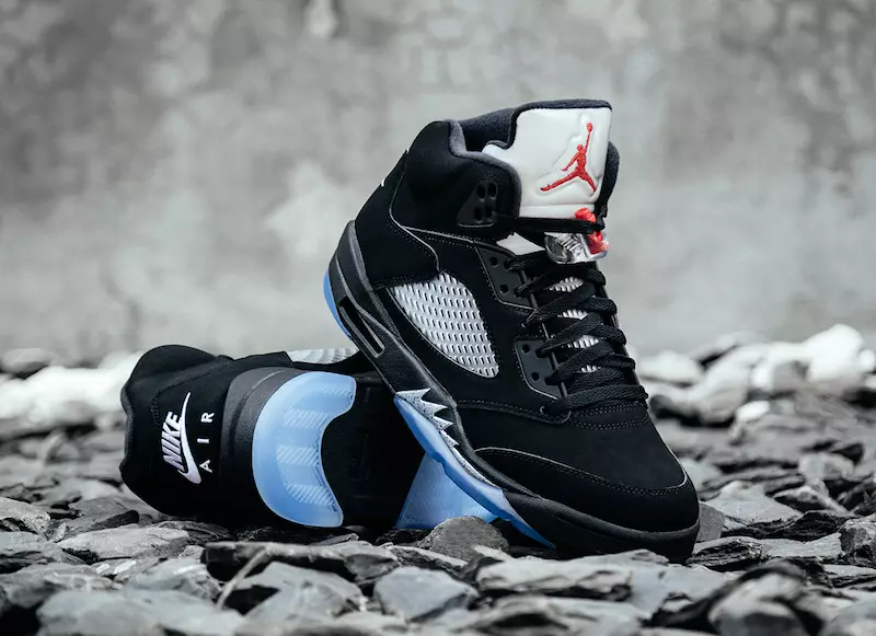 Air Jordan 5 Negro Metálico Nike Air OG 2016 Retro