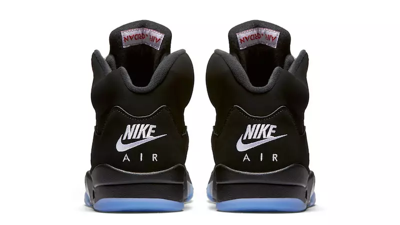 Air Jordan 5 Retro OG Black Metallic Silver Nike Air 2016 تاريخ الإصدار