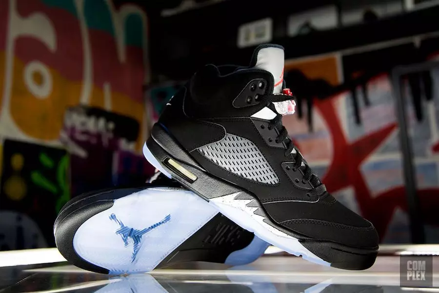 Air Jordan 5 OG შავი მეტალიკი Nike Air