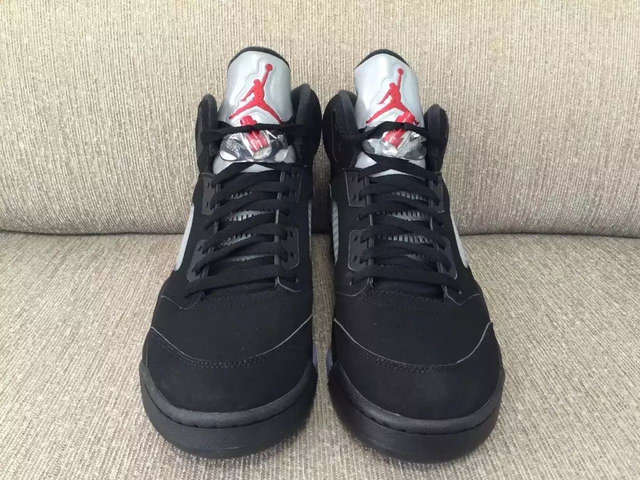 2016 Air Jordan 5 OG Negro Metálico