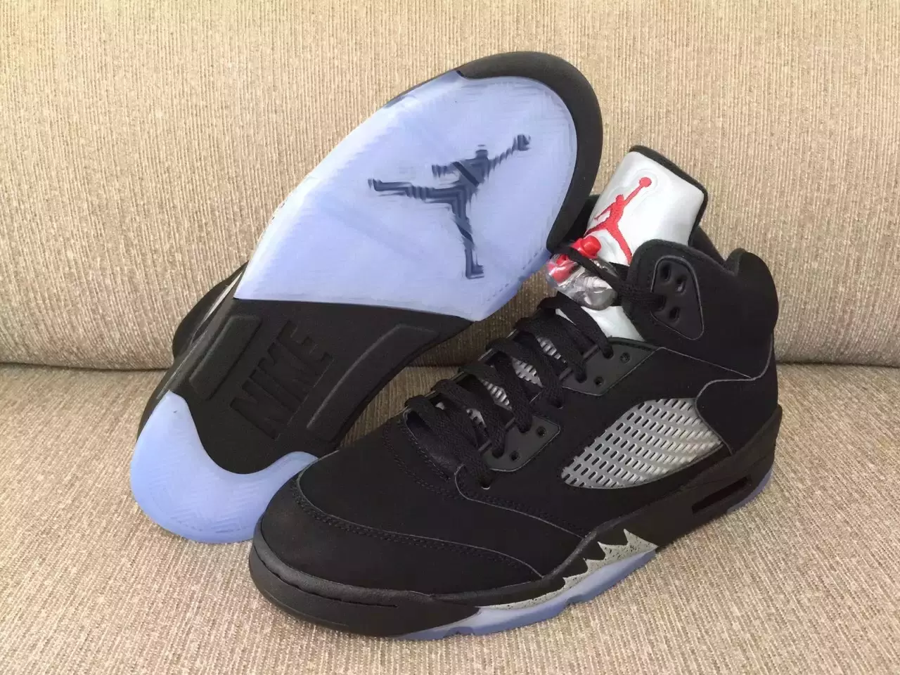 2016 Air Jordan 5 OG שחור מתכתי