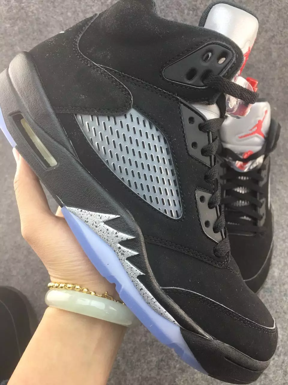 Air Jordan 5 Nike Air Noir Métallisé OG