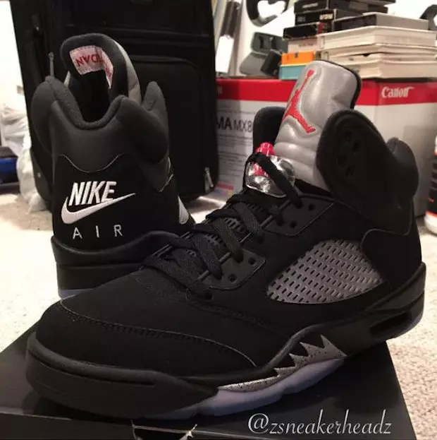 Nike Air Jordan 5 OG Black Metallic Silver