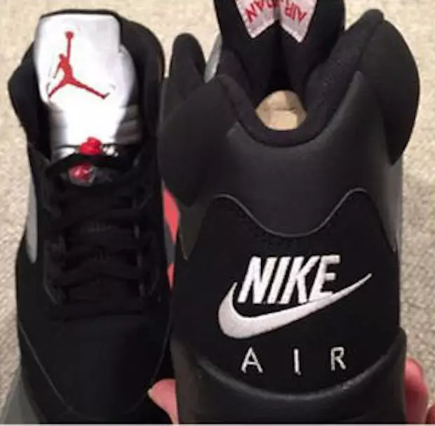 Nike Air Jordan 5 OG Qara Metalik Gümüş