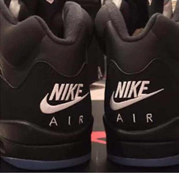 Nike Air Jordan 5 OG Preto Metalizado Prata