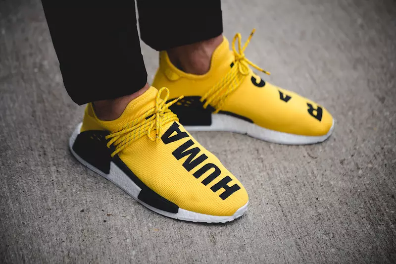 Pharrell Williams adidas NMD လူသားမျိုးနွယ် အဝါရောင်