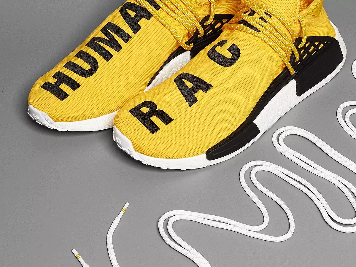 Pharrell Williams adidas NMD Human Race Galben