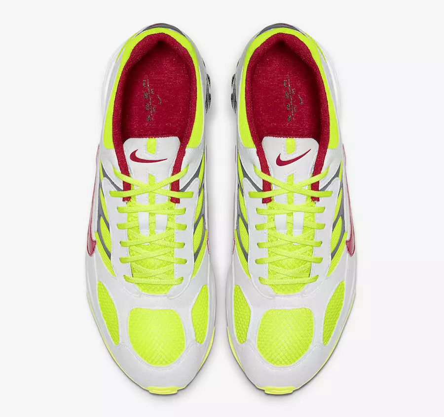 Nike Air Ghost Racer Neon Yellow Atom Red AT5410-100 Чыгарылган күнү