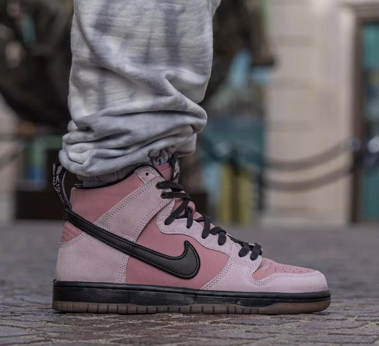 KCDC Nike SB Dunk High DH7742-600 Datum vydání na nohou