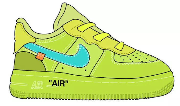 Nebílé batolecí velikosti Nike Air Force 1 Low Volt