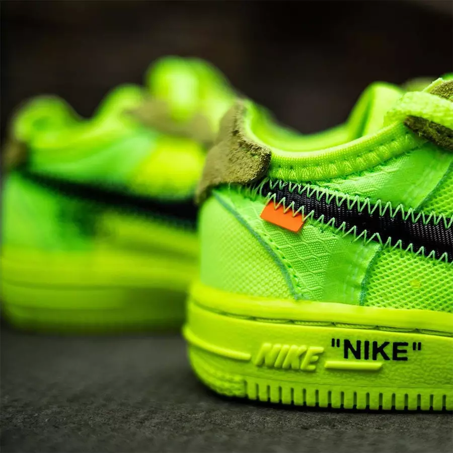 Off-White Nike Air Force 1 Volt Toddler Datum vydání