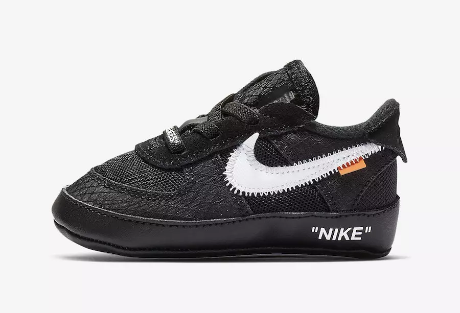 Off-White x Nike Air Force 1 Low Black Toddler BV0854-001 Datum vydání