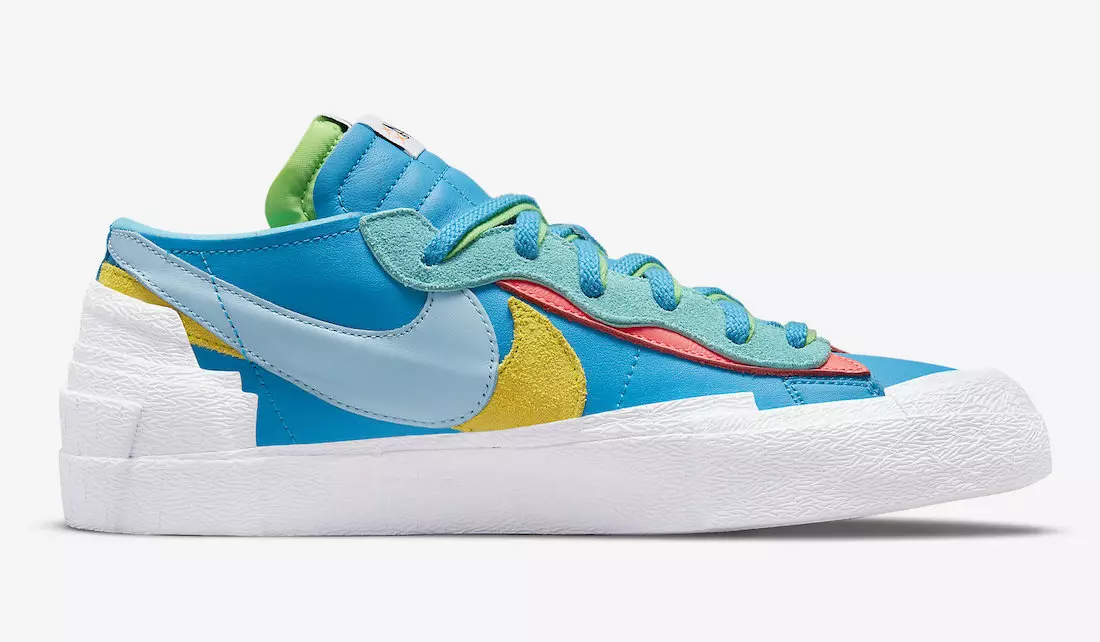 Kaws Sacai Nike Blazer Low DM7901-400 გამოშვების თარიღის ფასი