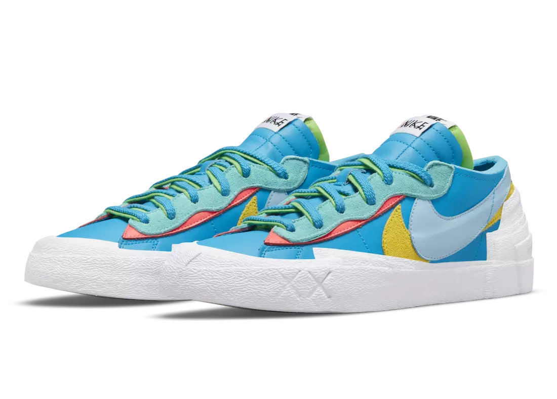 Kaws Sacai Nike Blazer Low DM7901-400 გამოშვების თარიღის ფასი