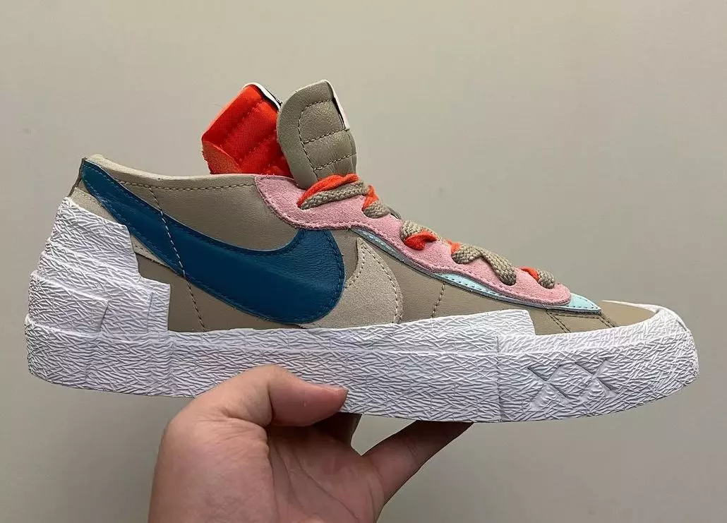 Kaws Sacai Nike BlazerLow Khaki Udgivelsesdato