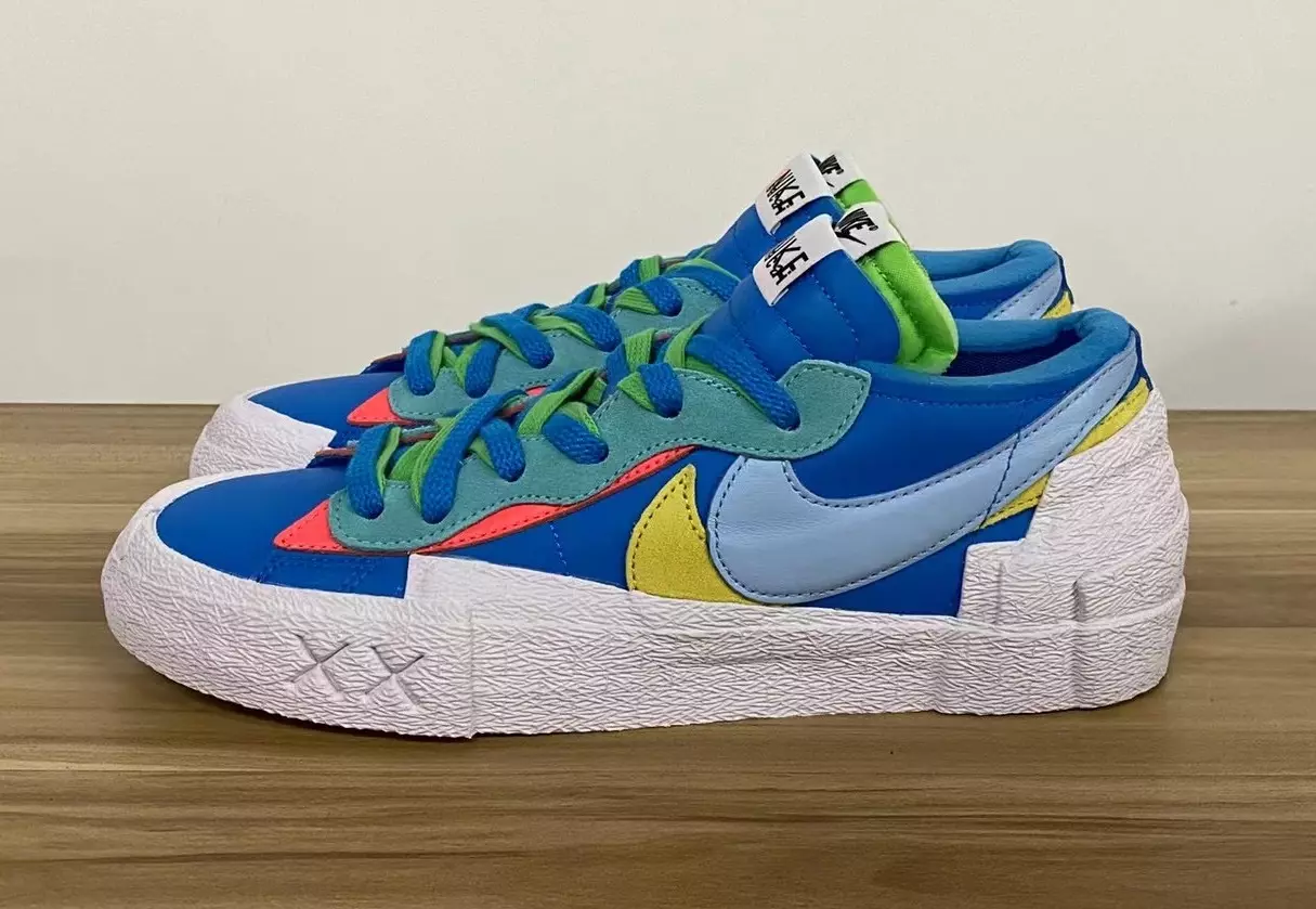 Kaws Sacai Nike Blazer Laag Blauw DM7901-400 Releasedatum